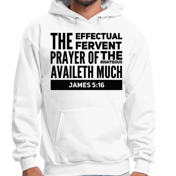 Mens Graphic Hoodie the Effectual Fervent Prayer Print - Unisex | Hoodies