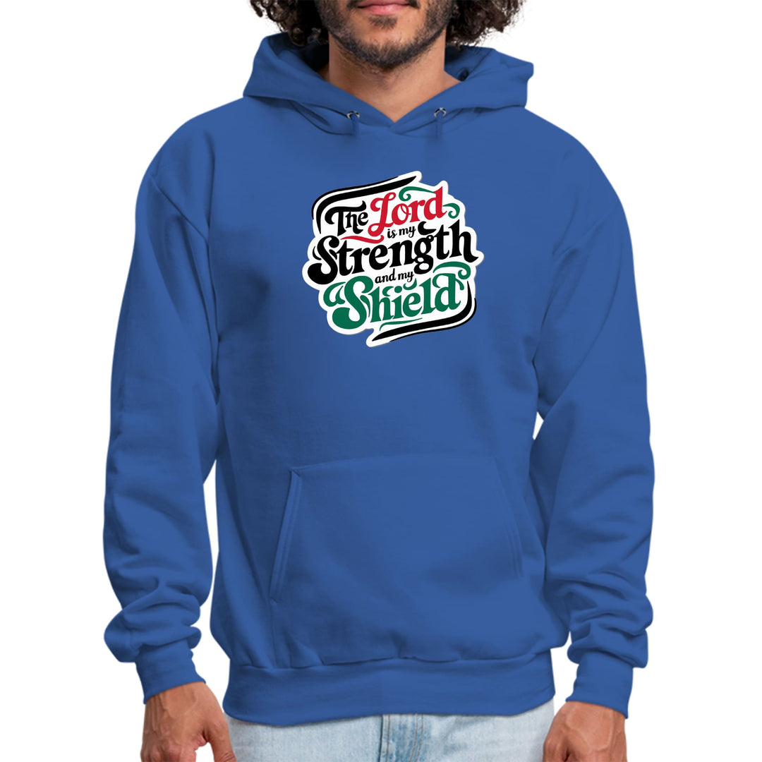 Mens Graphic Hoodie The Lord Is My Strength And My Shield - Unisex | Hoodies