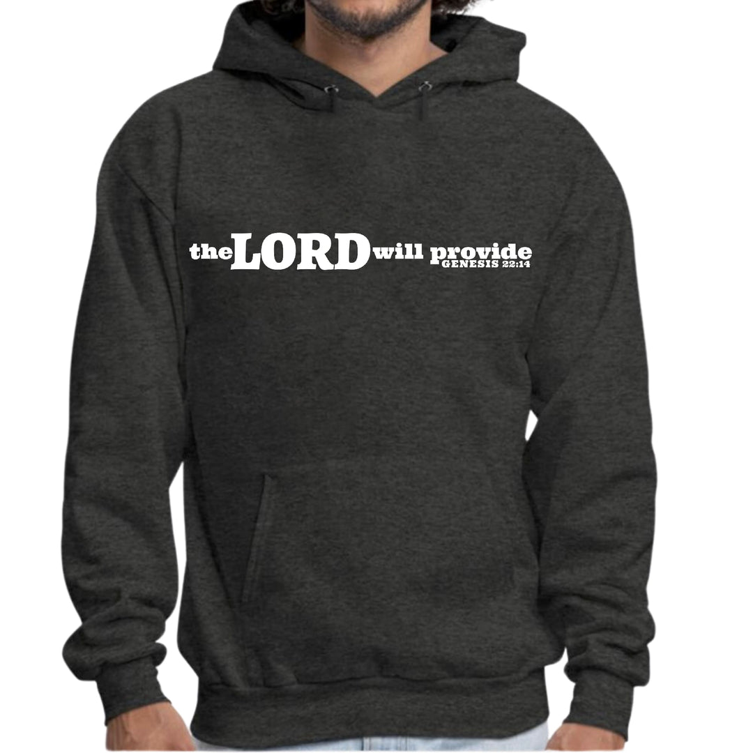 Mens Graphic Hoodie the Lord will Provide Print - Unisex/Hoodies