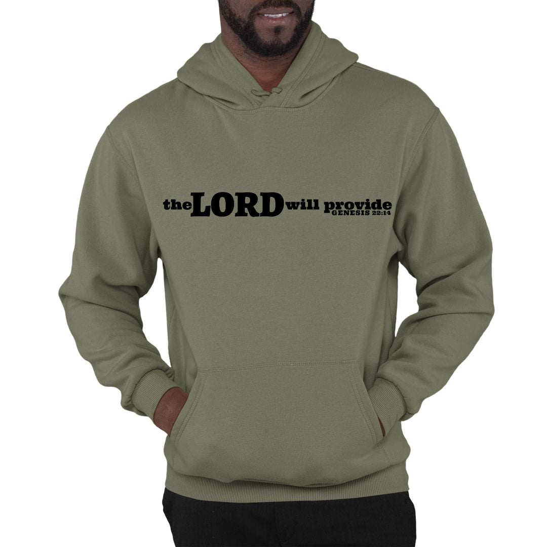 Mens Graphic Hoodie the Lord will Provide Print - Unisex | Hoodies