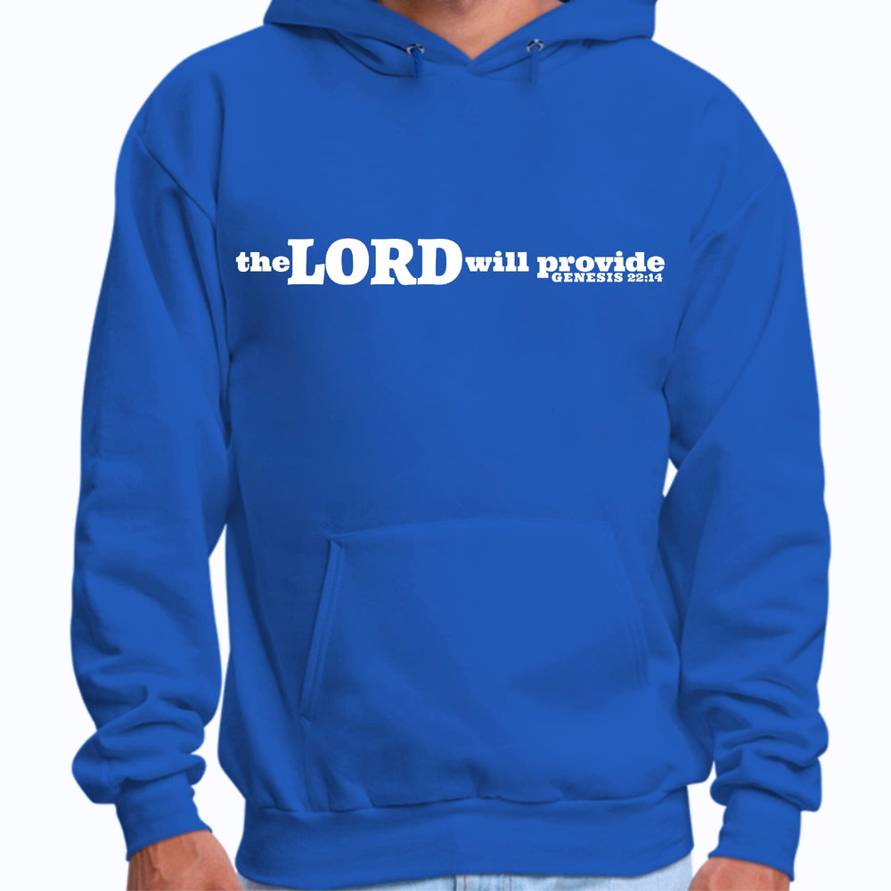 Mens Graphic Hoodie the Lord will Provide Print - Unisex | Hoodies