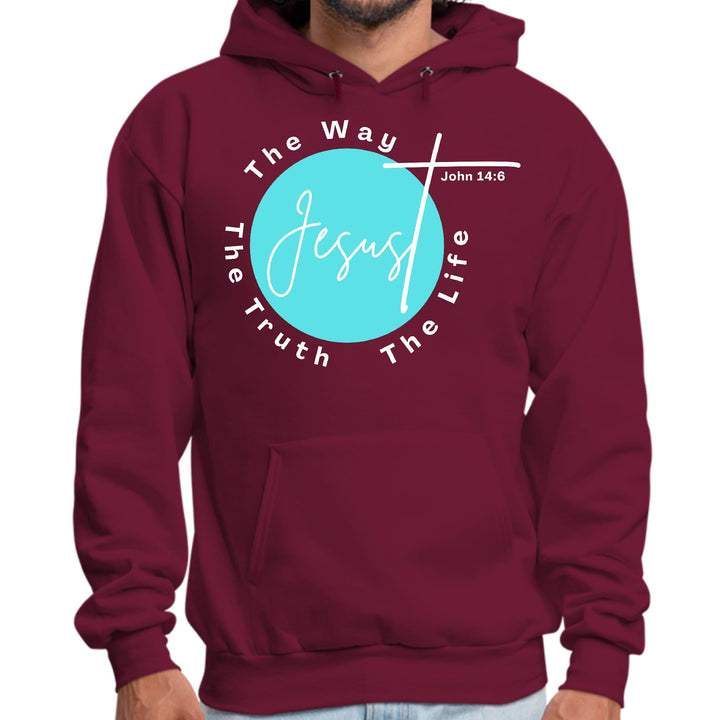 Mens Graphic Hoodie the Truth the Way the Life - Unisex | Hoodies