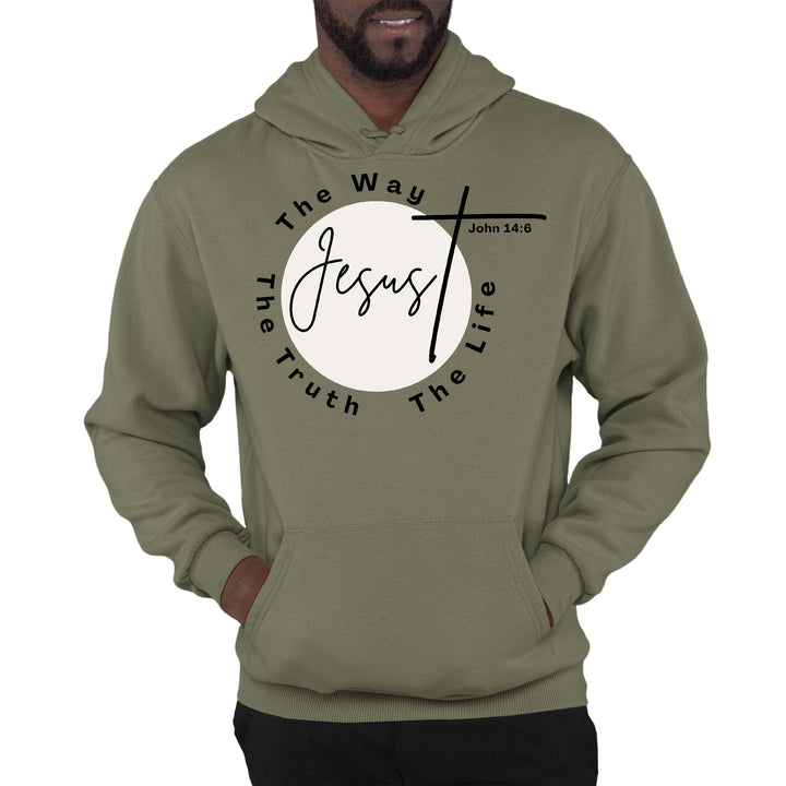 Mens Graphic Hoodie the Truth the Way the Life - Unisex | Hoodies