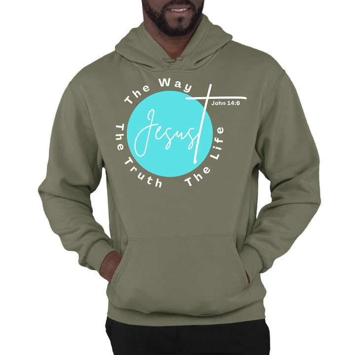 Mens Graphic Hoodie the Truth the Way the Life - Unisex | Hoodies