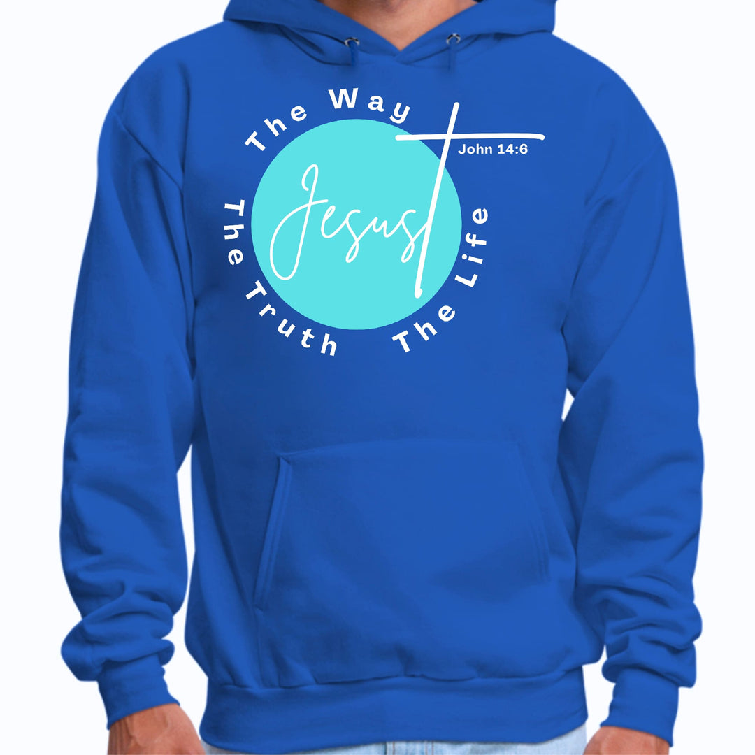 Mens Graphic Hoodie the Truth the Way the Life - Unisex | Hoodies