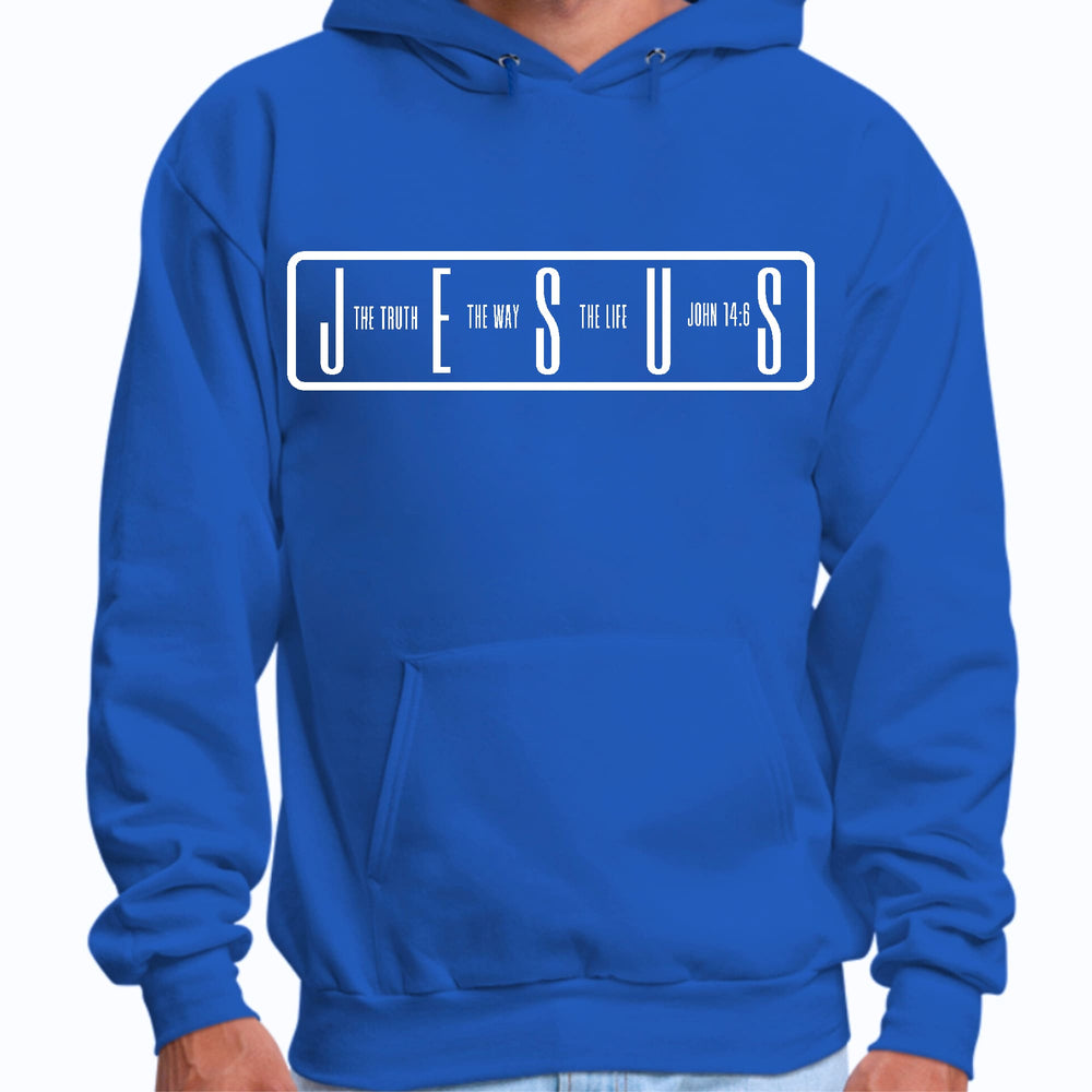 Mens Graphic Hoodie the Truth the Way the Life - Unisex | Hoodies