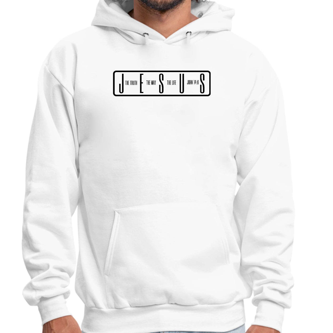 Mens Graphic Hoodie The Truth The Way The Life - Unisex | Hoodies