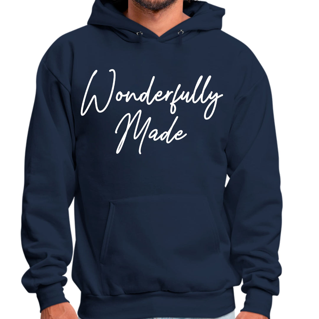 Mens Graphic Hoodie Wonderfully Made - Unisex | Hoodies