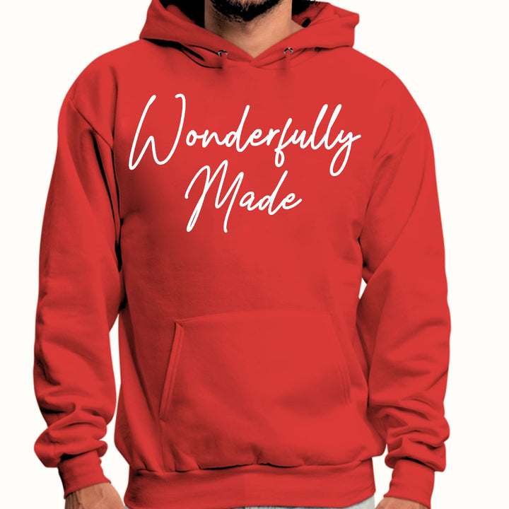 Mens Graphic Hoodie Wonderfully Made - Unisex | Hoodies