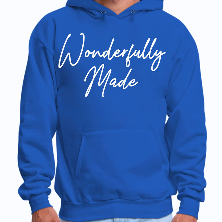 Mens Graphic Hoodie Wonderfully Made - Unisex | Hoodies