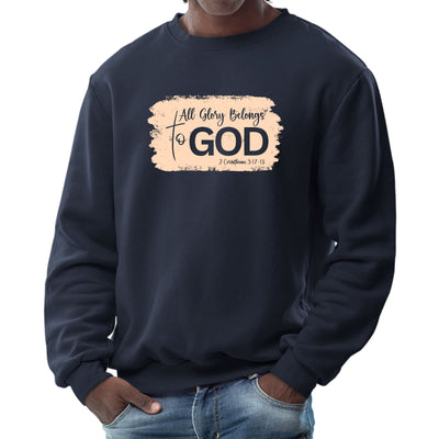 Mens Graphic Sweatshirt All Glory Belongs To God Christian - Mens | Sweatshirts
