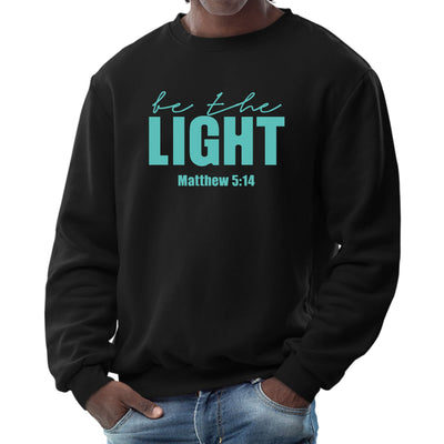 Mens Graphic Sweatshirt Be The Light Print - Mens | Sweatshirts