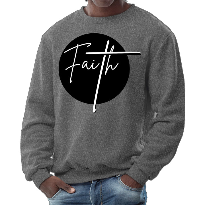 Mens Graphic Sweatshirt Faith Print - Mens | Sweatshirts