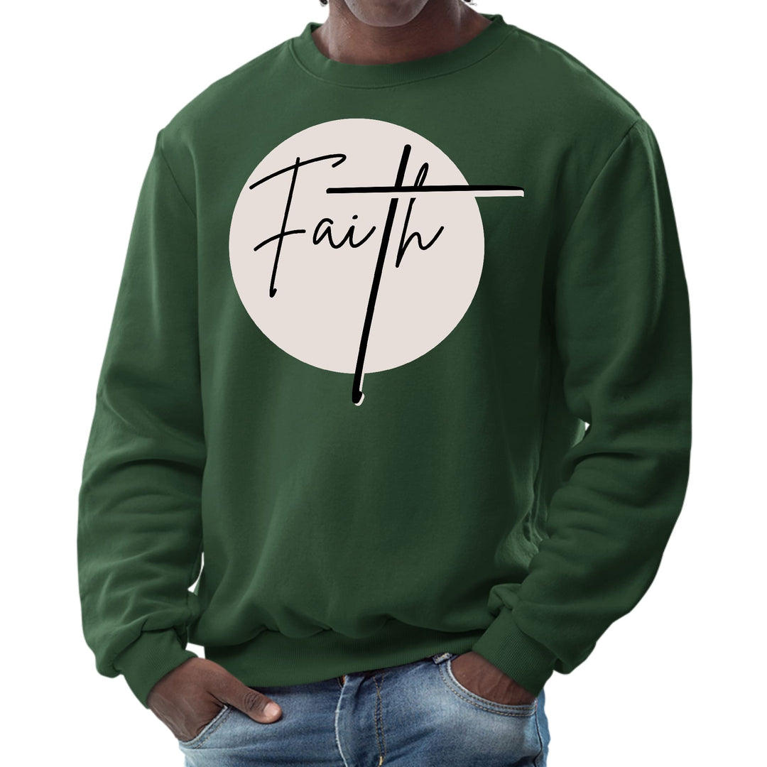 Mens Graphic Sweatshirt Faith Print - Mens | Sweatshirts