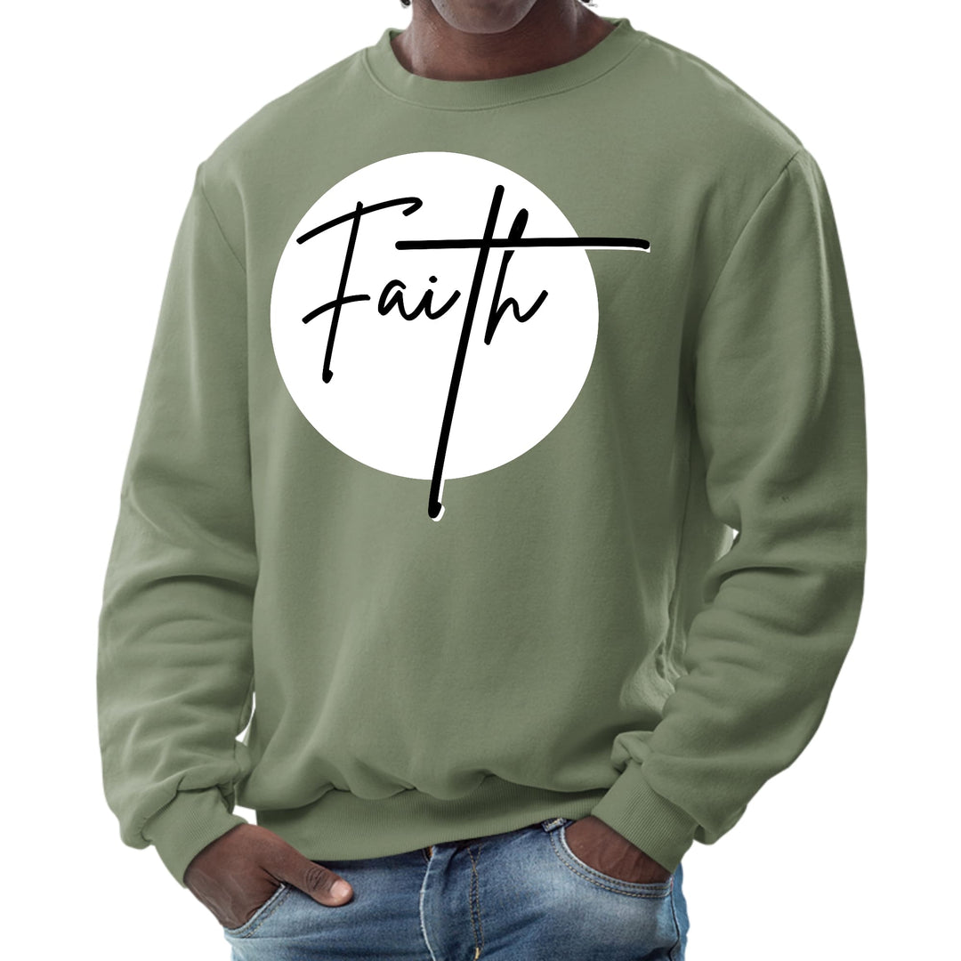 Mens Graphic Sweatshirt Faith Print - Mens | Sweatshirts