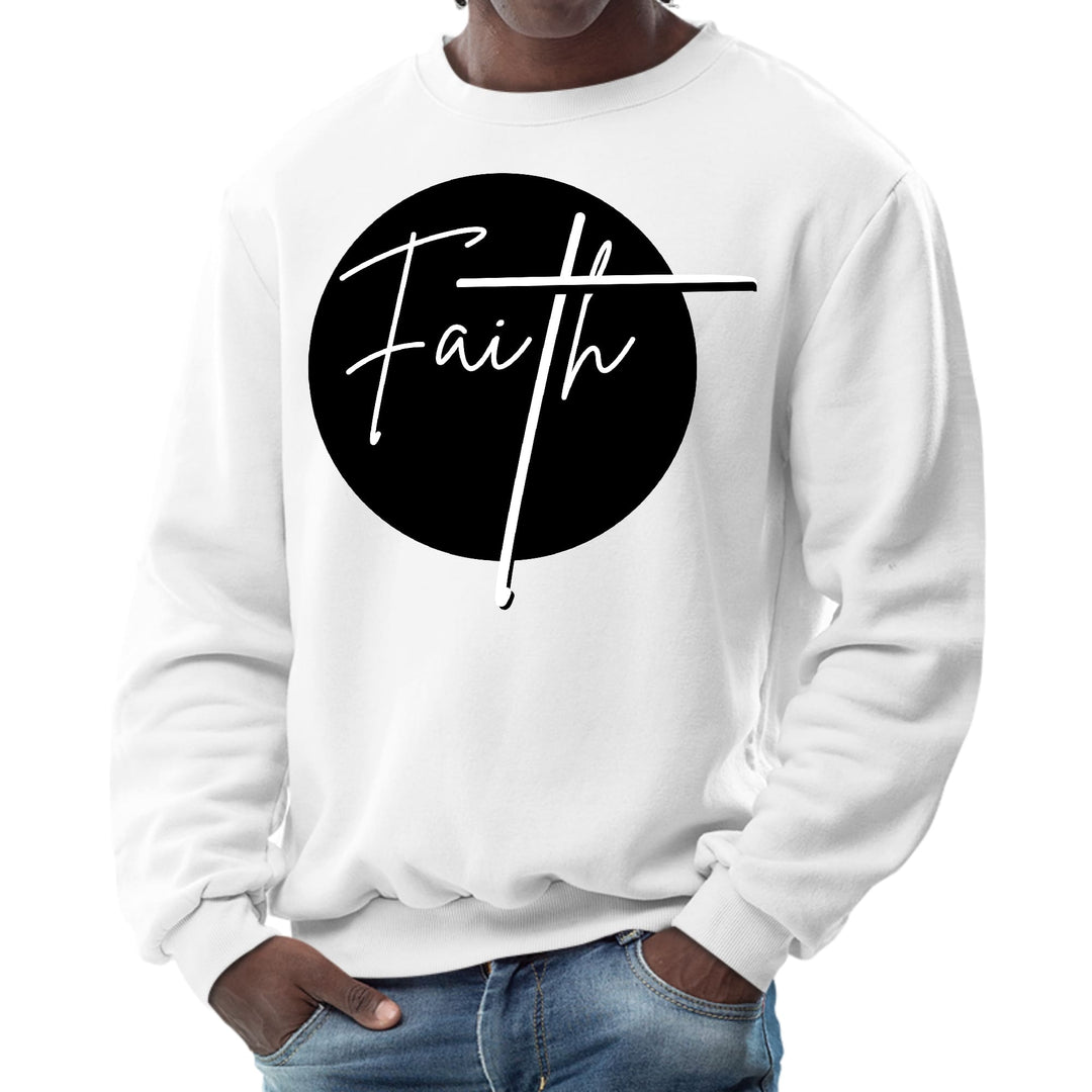 Mens Graphic Sweatshirt Faith Print - Mens | Sweatshirts