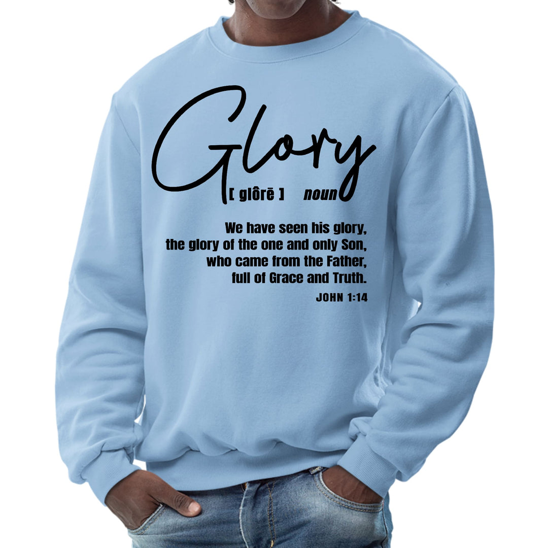 Mens Graphic Sweatshirt Glory - Christian Inspiration Black - Mens | Sweatshirts