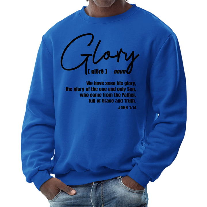 Mens Graphic Sweatshirt Glory - Christian Inspiration Black - Mens | Sweatshirts