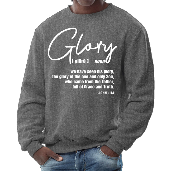 Mens Graphic Sweatshirt Glory - Christian Inspiration - Mens | Sweatshirts