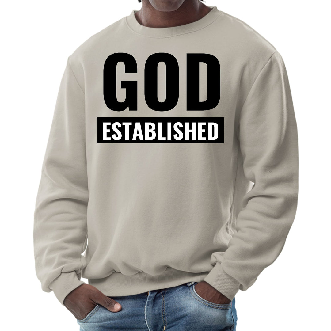 Mens Graphic Sweatshirt God Established - Mens | Sweatshirts