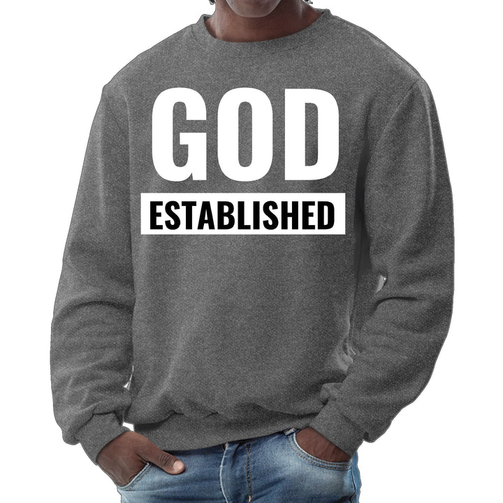 Mens Graphic Sweatshirt God Established - Mens | Sweatshirts