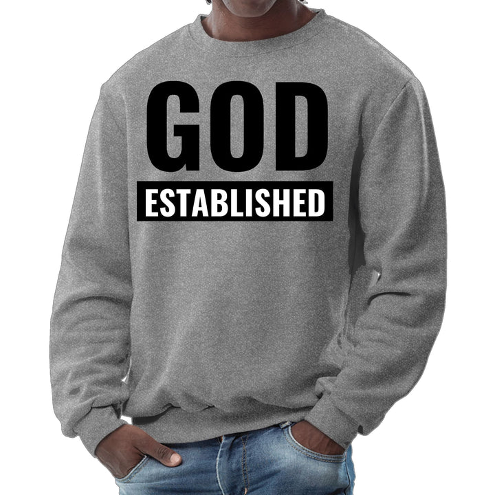 Mens Graphic Sweatshirt God Established - Mens | Sweatshirts