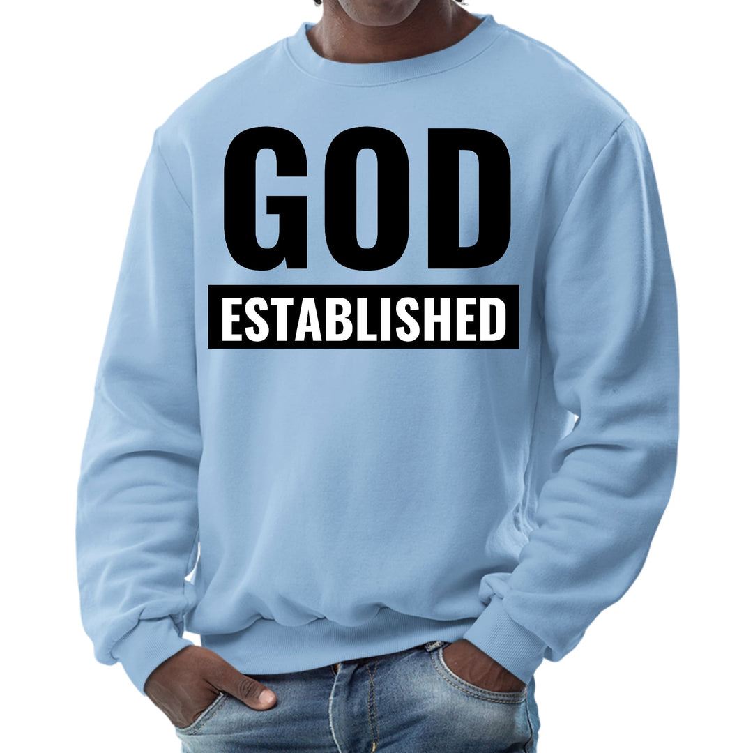 Mens Graphic Sweatshirt God Established - Mens | Sweatshirts