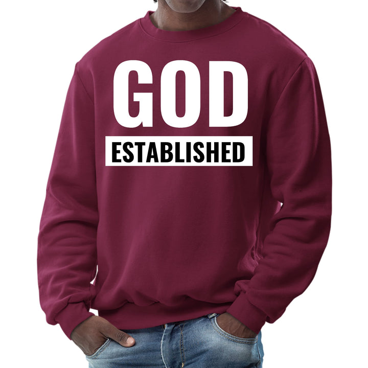 Mens Graphic Sweatshirt God Established - Mens | Sweatshirts