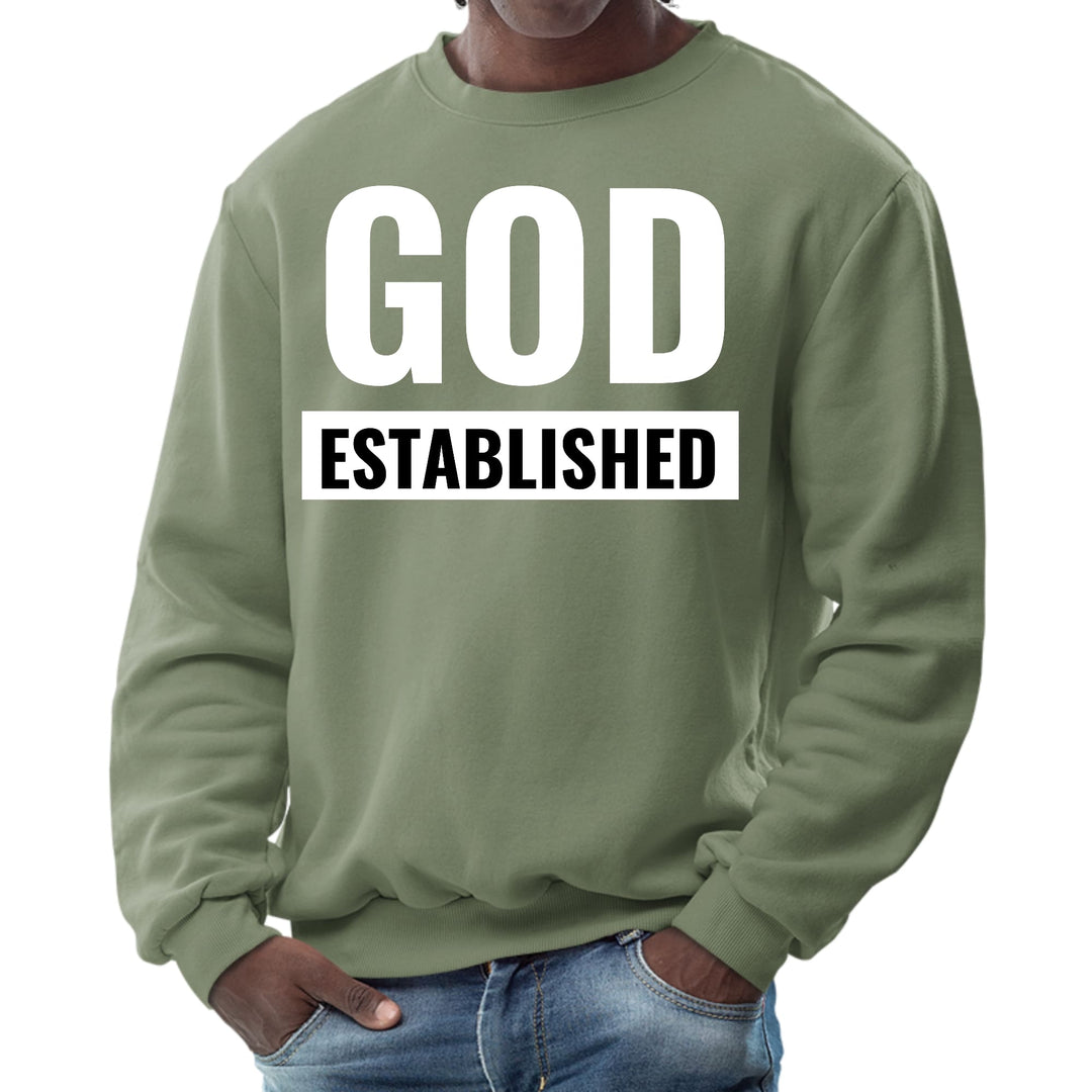 Mens Graphic Sweatshirt God Established - Mens | Sweatshirts