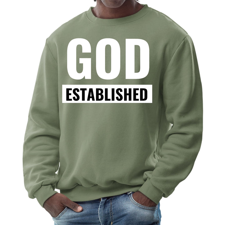 Mens Graphic Sweatshirt God Established - Mens | Sweatshirts