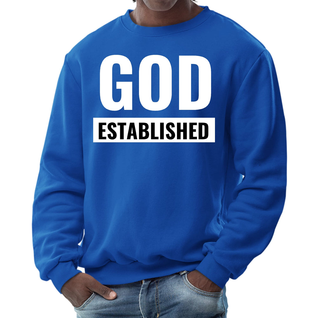 Mens Graphic Sweatshirt God Established - Mens | Sweatshirts