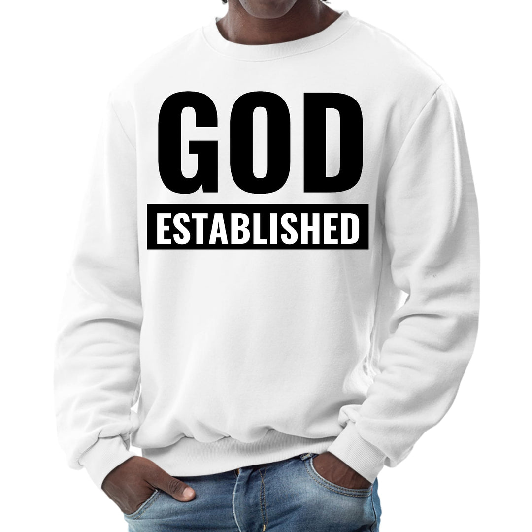 Mens Graphic Sweatshirt God Established - Mens | Sweatshirts