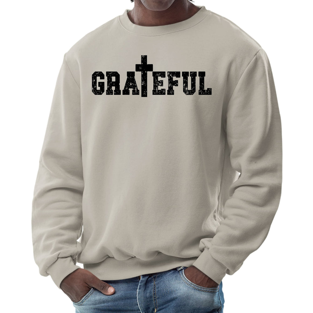 Mens Graphic Sweatshirt Grateful Print - Mens | Sweatshirts