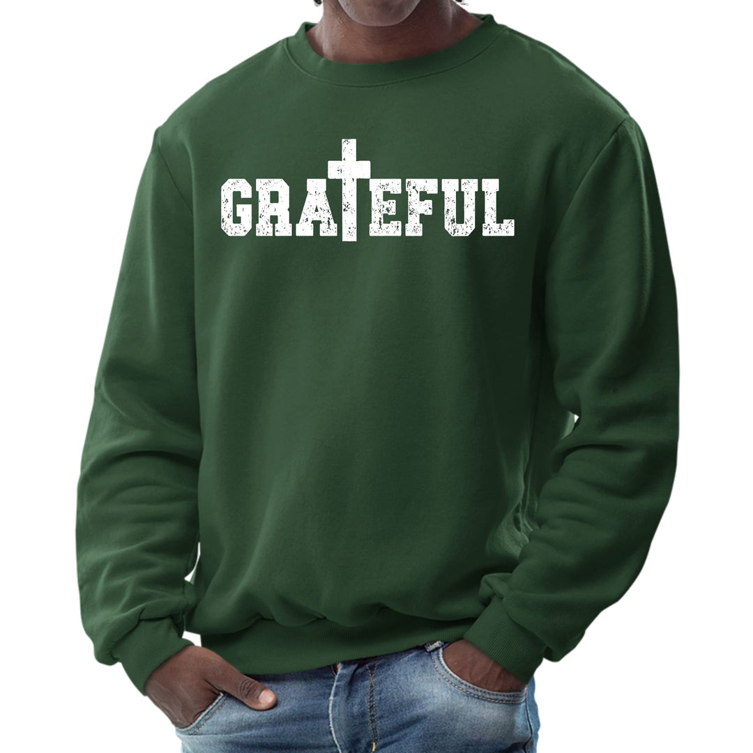 Mens Graphic Sweatshirt Grateful Print - Mens | Sweatshirts