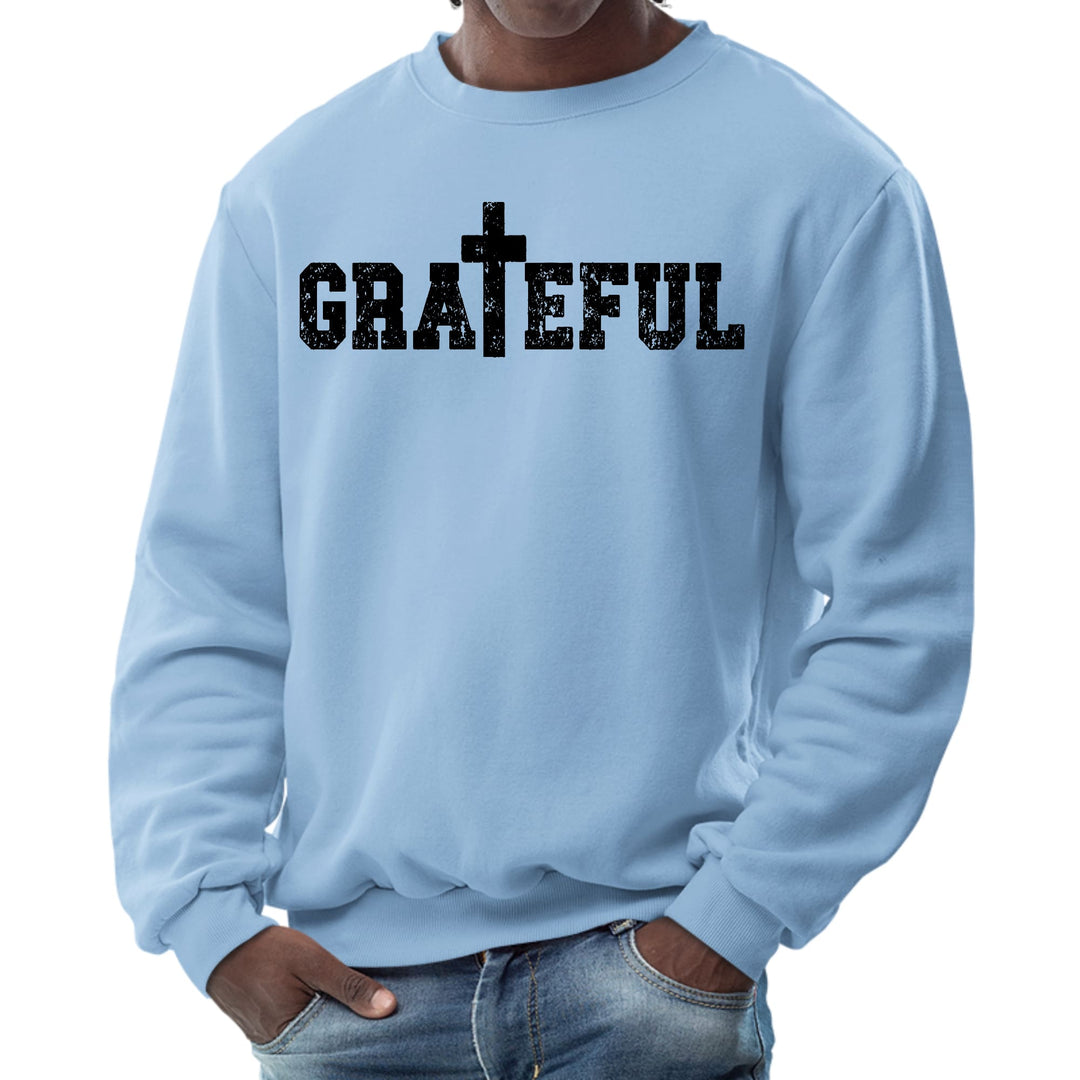 Mens Graphic Sweatshirt Grateful Print - Mens | Sweatshirts