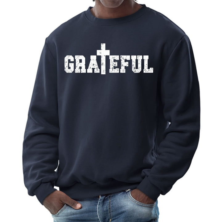 Mens Graphic Sweatshirt Grateful Print - Mens | Sweatshirts