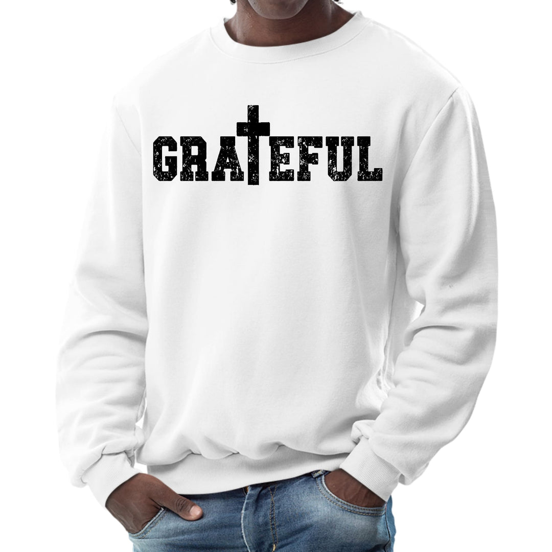 Mens Graphic Sweatshirt Grateful Print - Mens | Sweatshirts