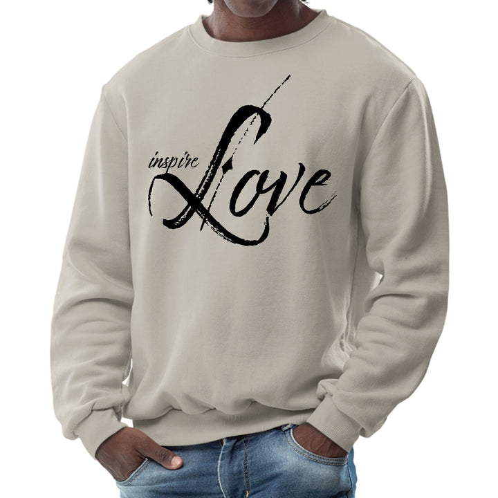 Mens Graphic Sweatshirt Inspire Love - Mens | Sweatshirts