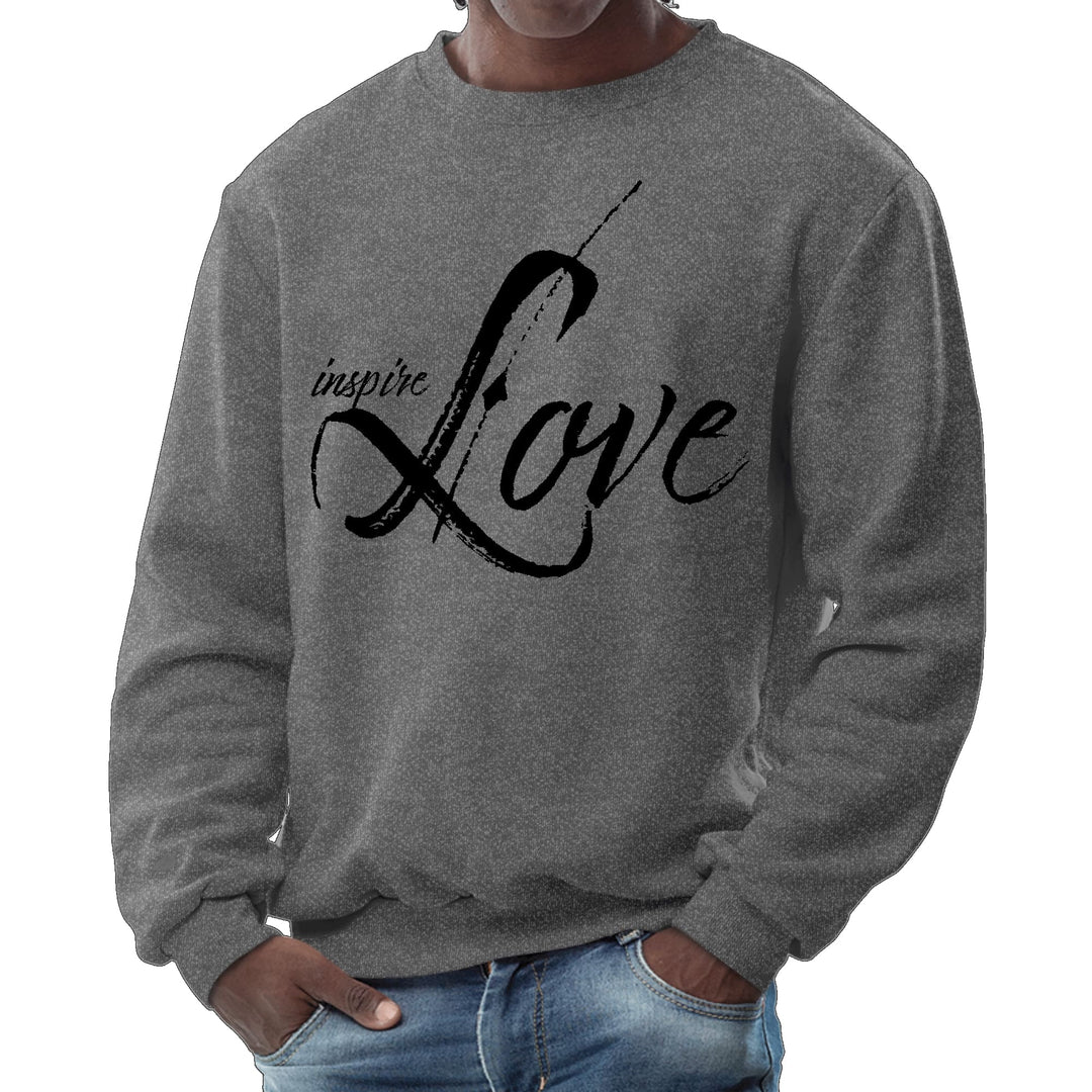 Mens Graphic Sweatshirt Inspire Love - Mens | Sweatshirts