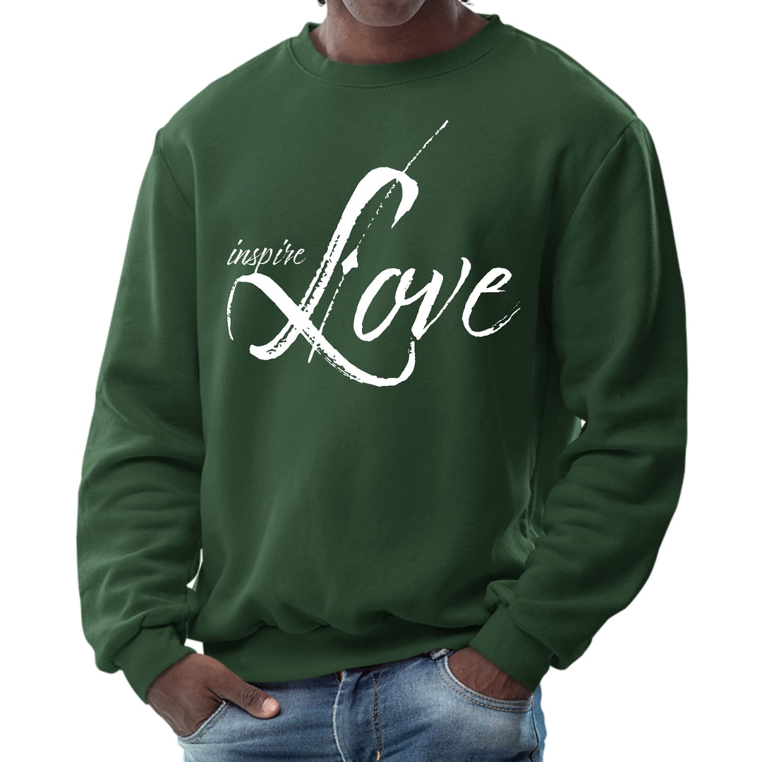 Mens Graphic Sweatshirt Inspire Love - Mens | Sweatshirts