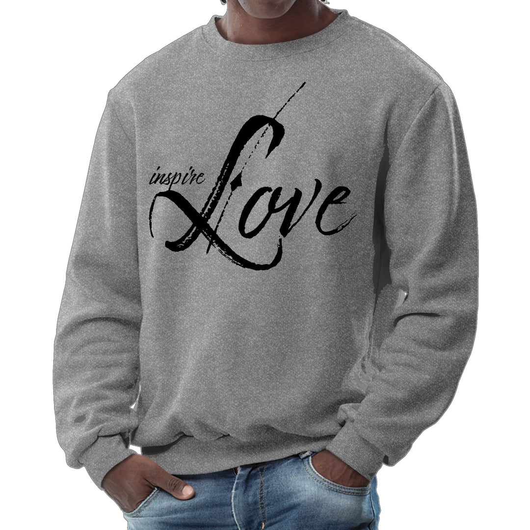 Mens Graphic Sweatshirt Inspire Love - Mens | Sweatshirts