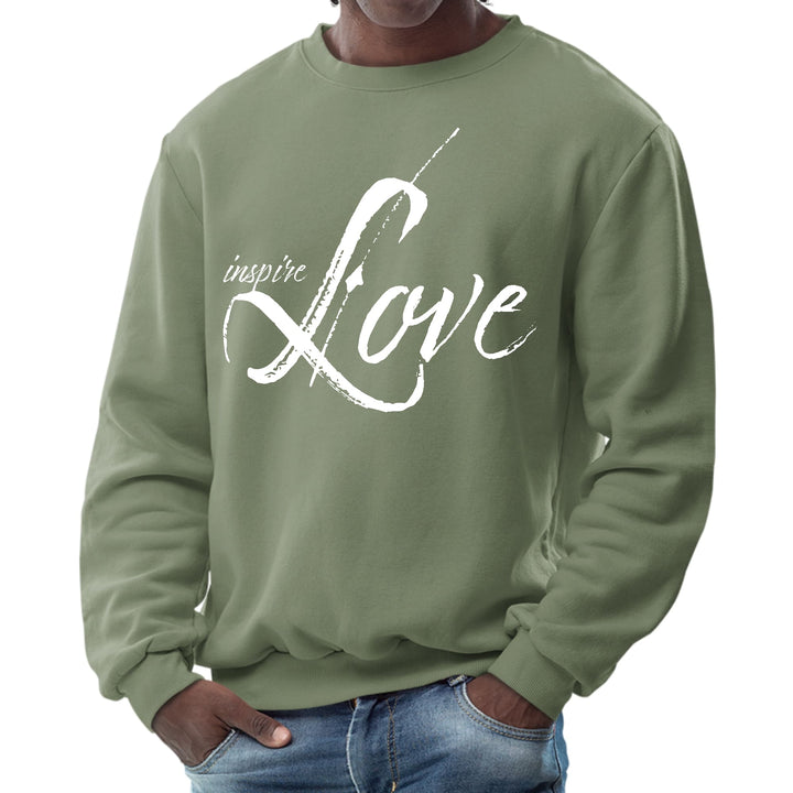 Mens Graphic Sweatshirt Inspire Love - Mens | Sweatshirts