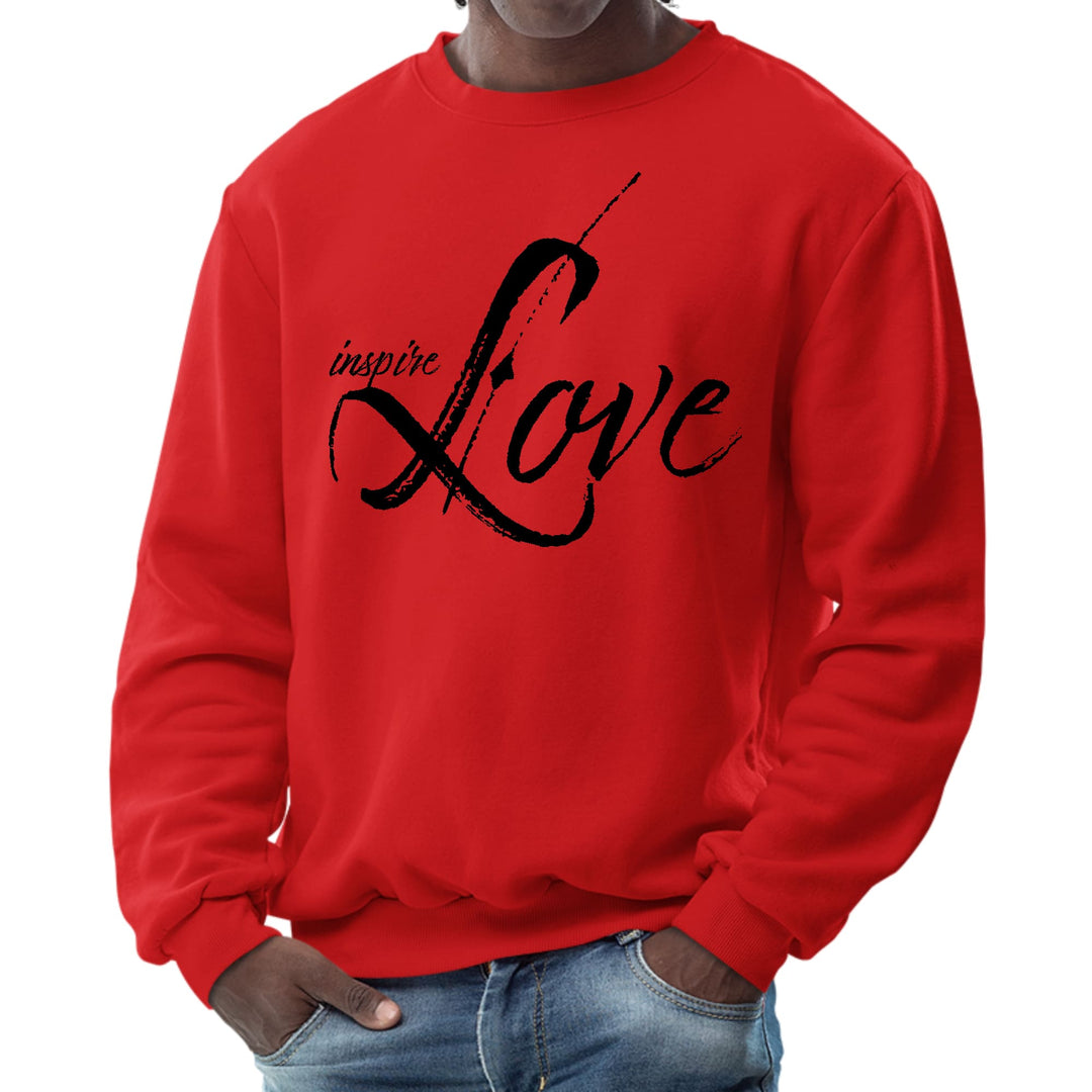 Mens Graphic Sweatshirt Inspire Love - Mens | Sweatshirts