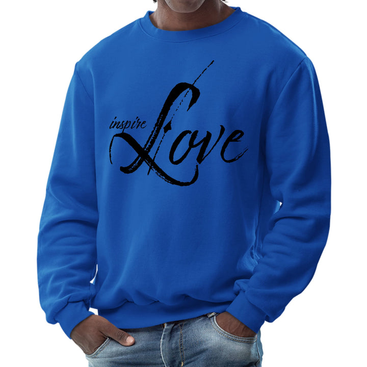 Mens Graphic Sweatshirt Inspire Love - Mens | Sweatshirts