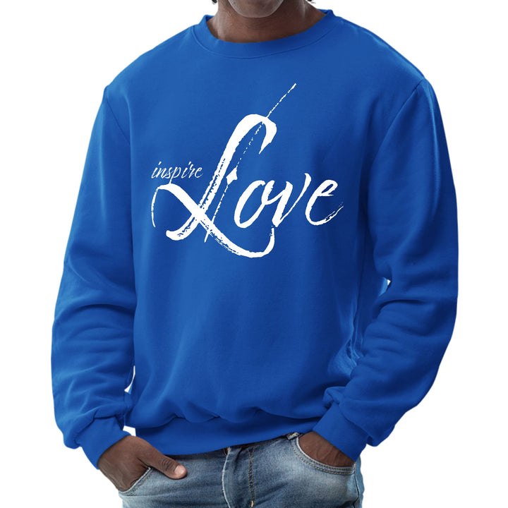 Mens Graphic Sweatshirt Inspire Love - Mens | Sweatshirts