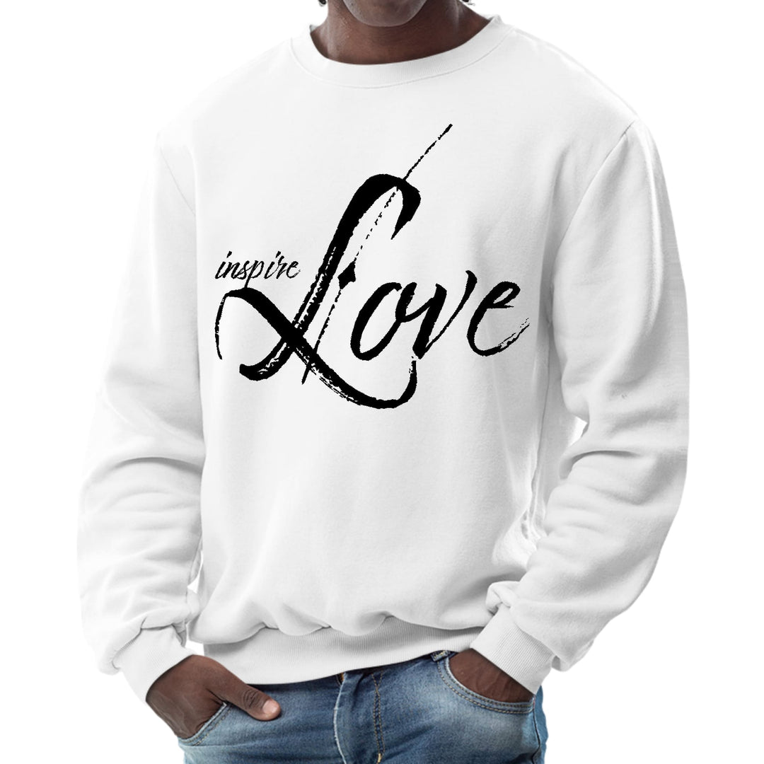 Mens Graphic Sweatshirt Inspire Love - Mens | Sweatshirts