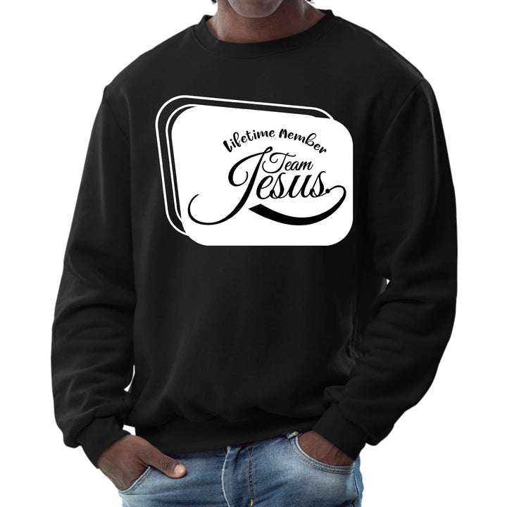 Mens Graphic Sweatshirt Lifetime Member Team Jesus - Mens | Sweatshirts