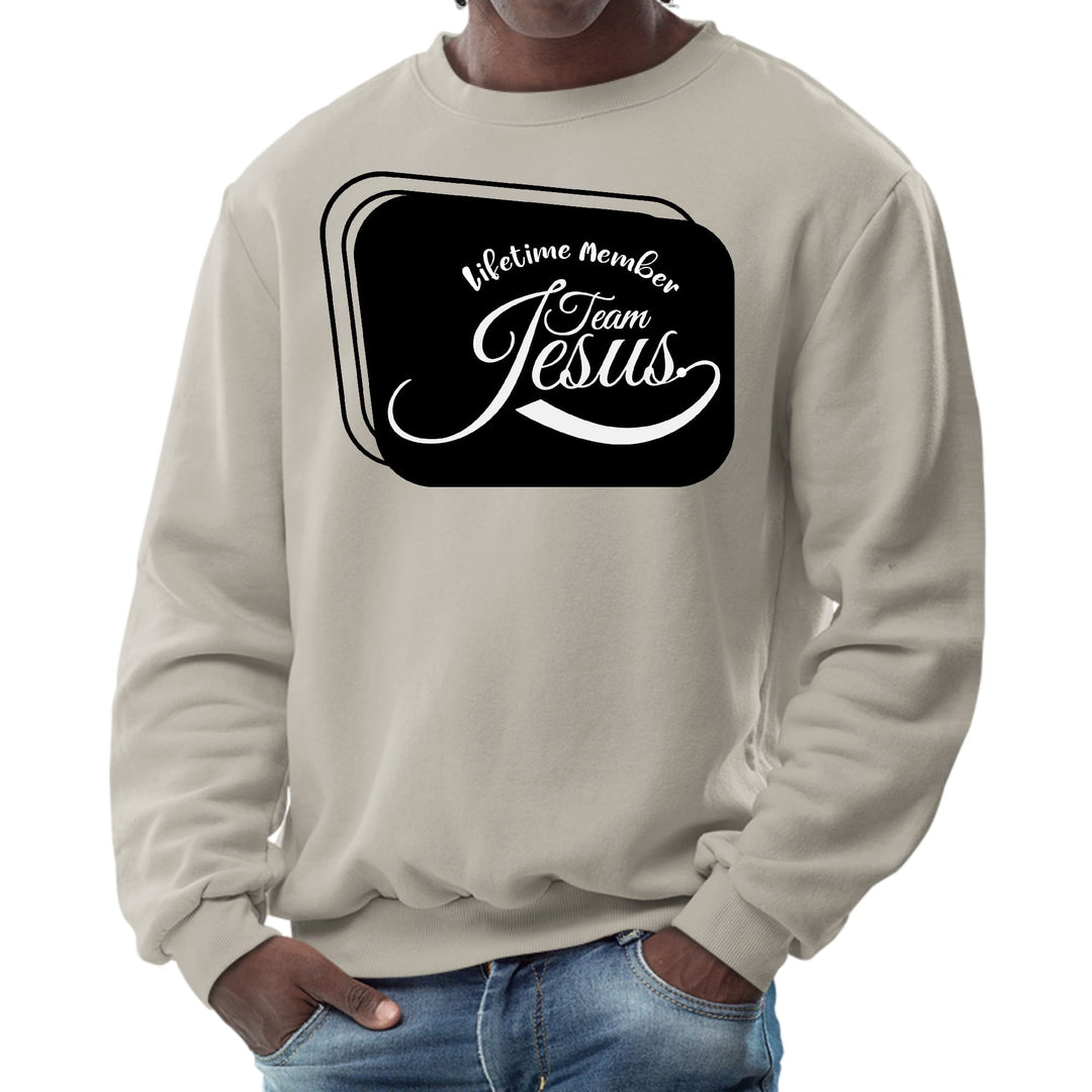 Mens Graphic Sweatshirt Lifetime Member Team Jesus - Mens | Sweatshirts