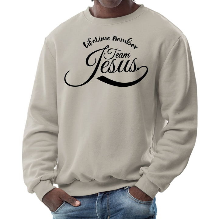 Mens Graphic Sweatshirt Lifetime Member Team Jesus - Mens | Sweatshirts