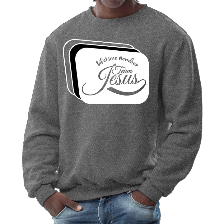 Mens Graphic Sweatshirt - Lifetime Member Team Jesus - Mens | Sweatshirts